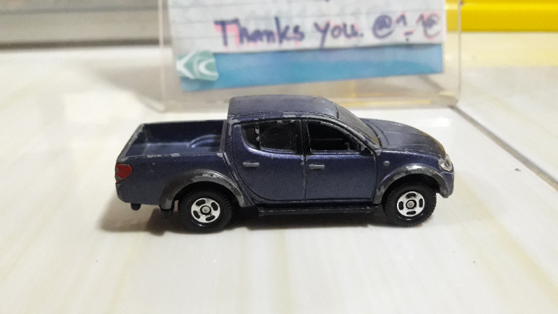 รถโมเดล Tomica No.109 รถเหล็ก งานเก่า MITSUBISHI TRITON 1/66 RARE Diecast Car TOMY มือสองนะครับ งานม