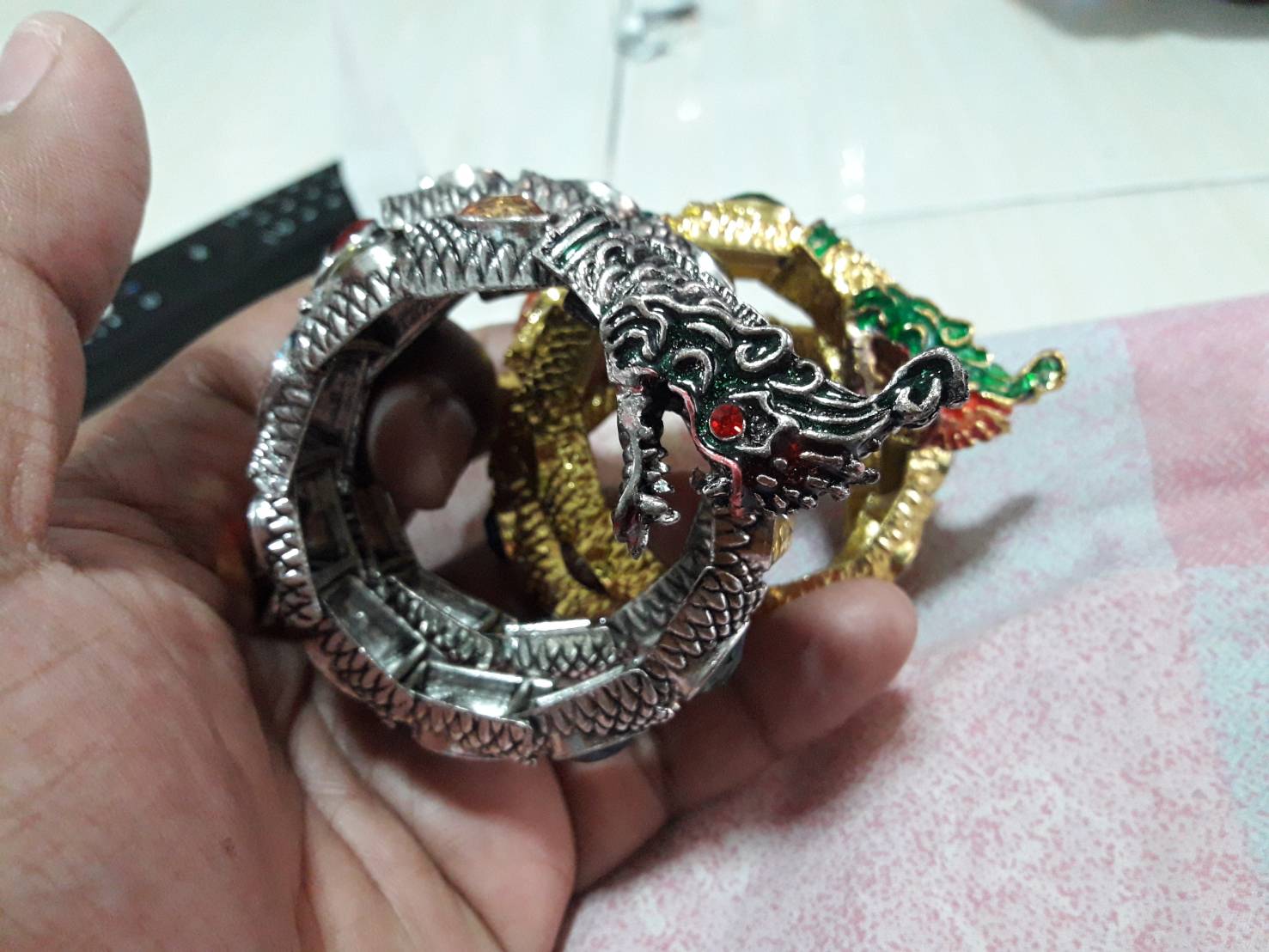 กำไลพญานาค ของดีเมืองหนองคาย free size ใครสนใจ 