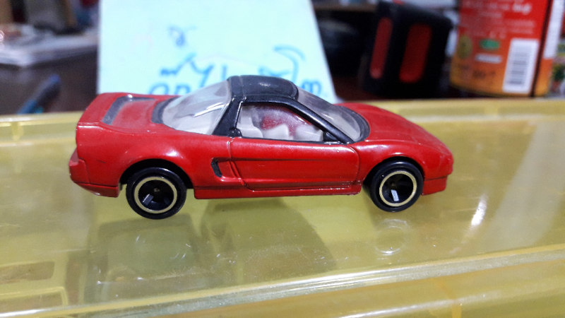 รถเหล็ก TOMY TOMICA NO.78 HONDA NSX RED 1/59 Made in Japan งานญี่ปุ่นสวย สีแดงสวย งานเก่า เก็บครับ ล้อปกติ