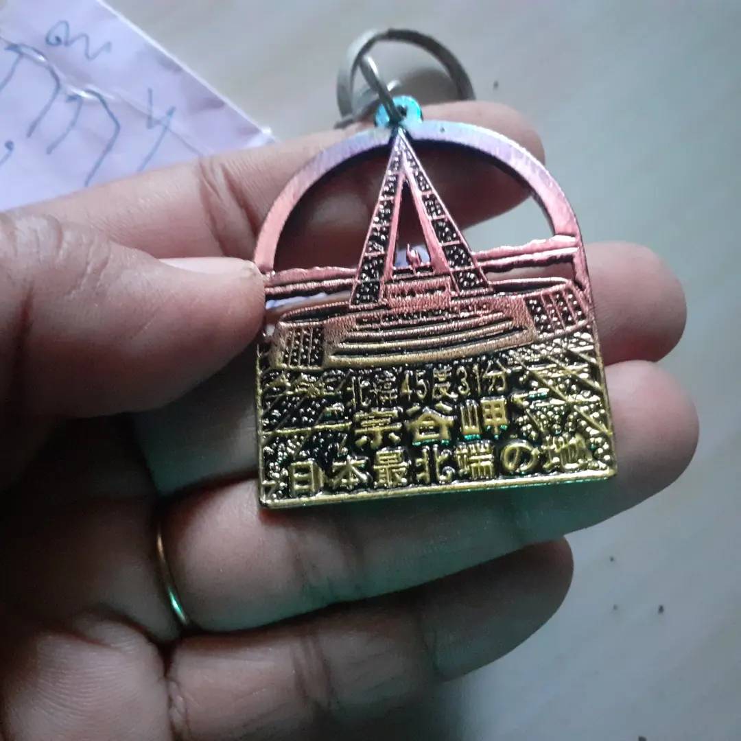 พวงกุญแจโลหะสวยๆจากญี่ปุ่น แข็งแรงน่าใช้น่าสะสมสี่ชิ้นสี่แบบ