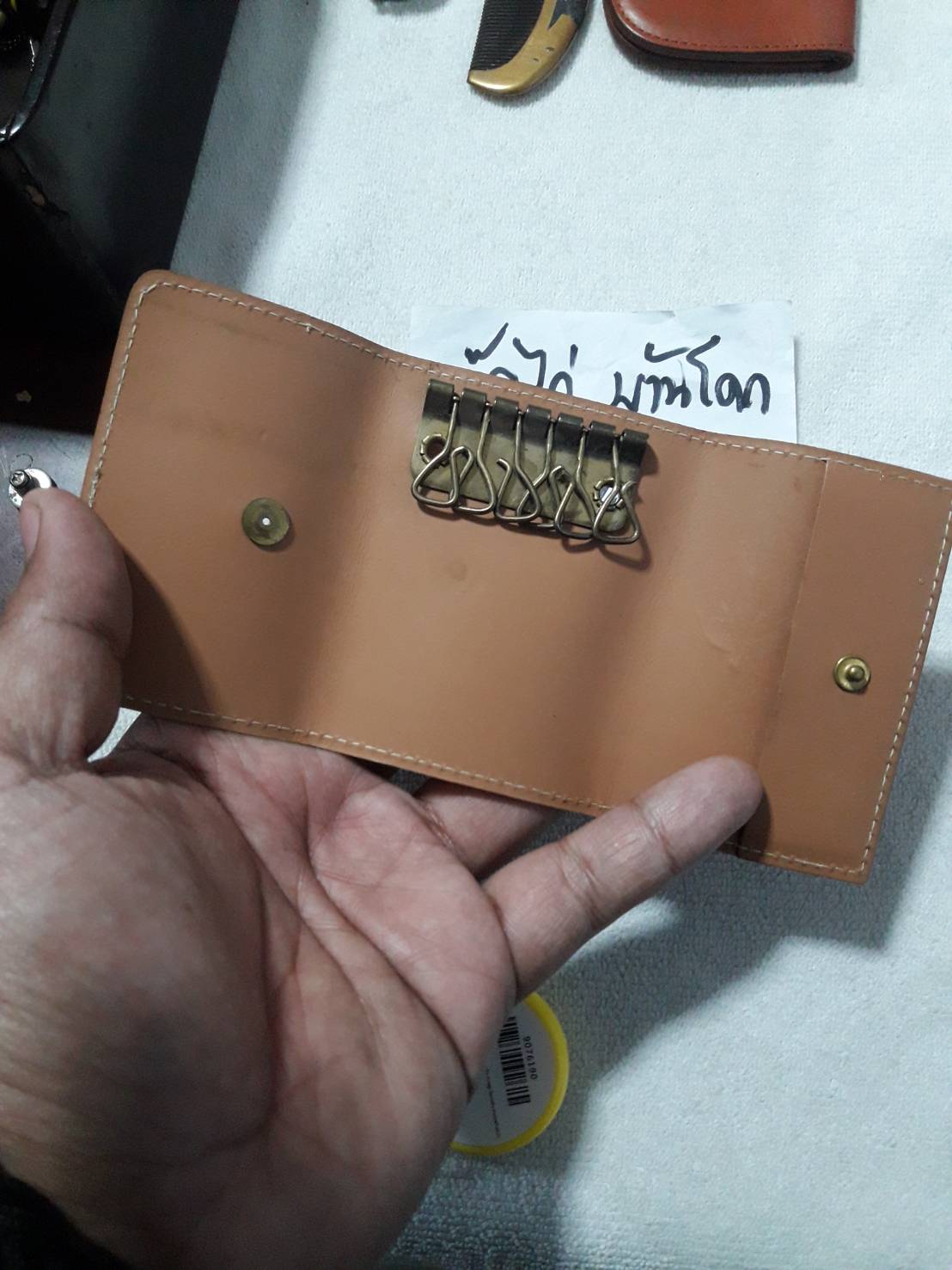 กระเป๋าหนัง ใส่กุญแจ valhyde leather Made in Canada งานตู้ญี่ปุ่นครับ