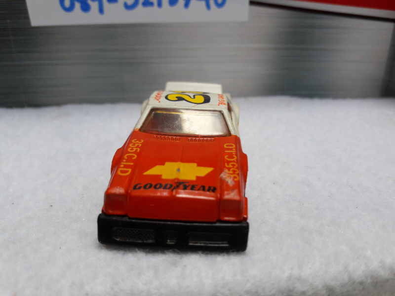 รถเหล็ก MATCHBOX No.34 CHEVY PRO STOCKER ล้อปกติ สภาพดี ท้องเหล็ก MACAU SCALE 1/62 งานสะสม เก่าเก็บค