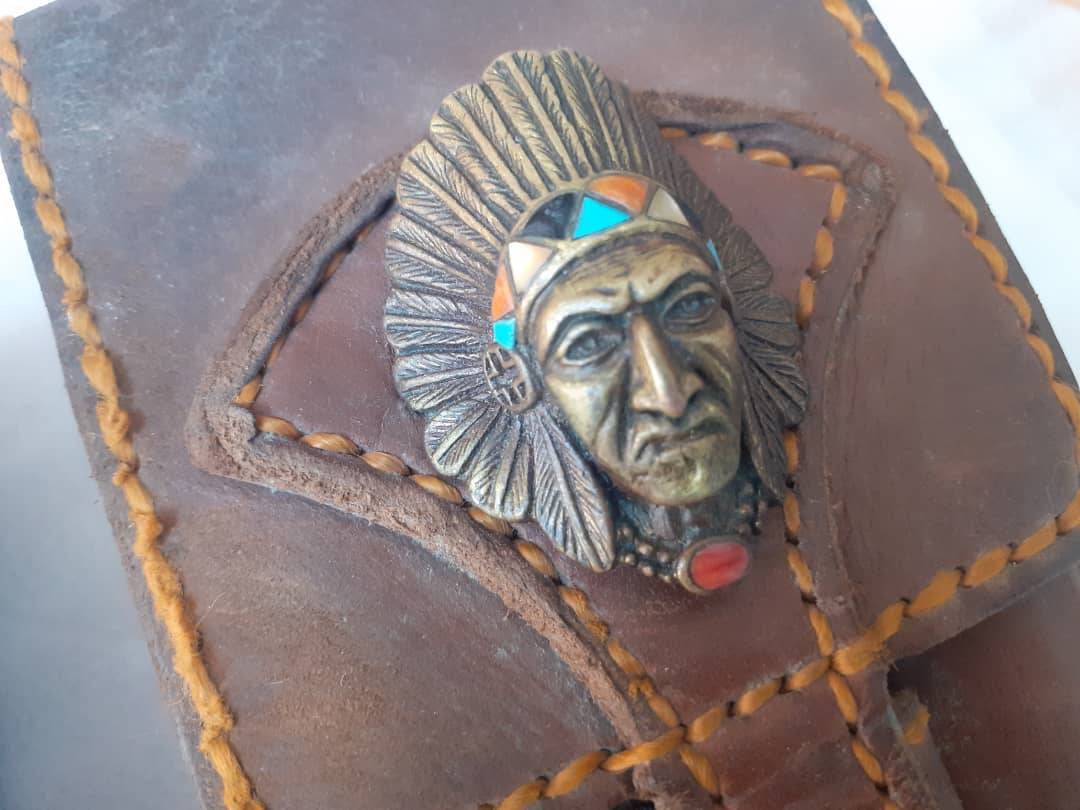 กระเป๋าหนังห้อยเข็มขัด มือสองจากญี่ปุ่น ขนาด 8×18ซม.