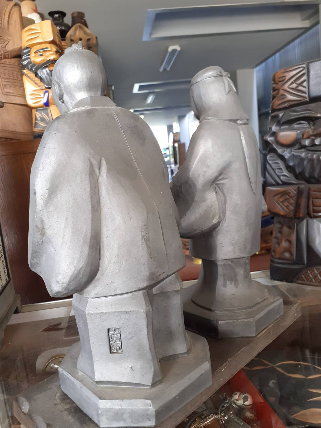 ตุ๊กตาตายาย งานเหล็กหล่อสวยมากๆจากญี่ปุ่น