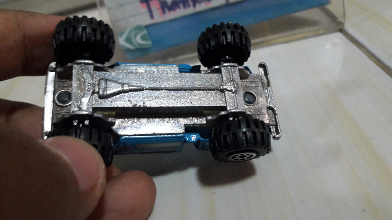 รถเหล็ก Yatming 1 Loose Vehicle No. 1091 4x4 Pick-Up Chevy Truck สีฟ้าสวย งสนเก่าครับ ท้องเล็ก ล้อปกติ