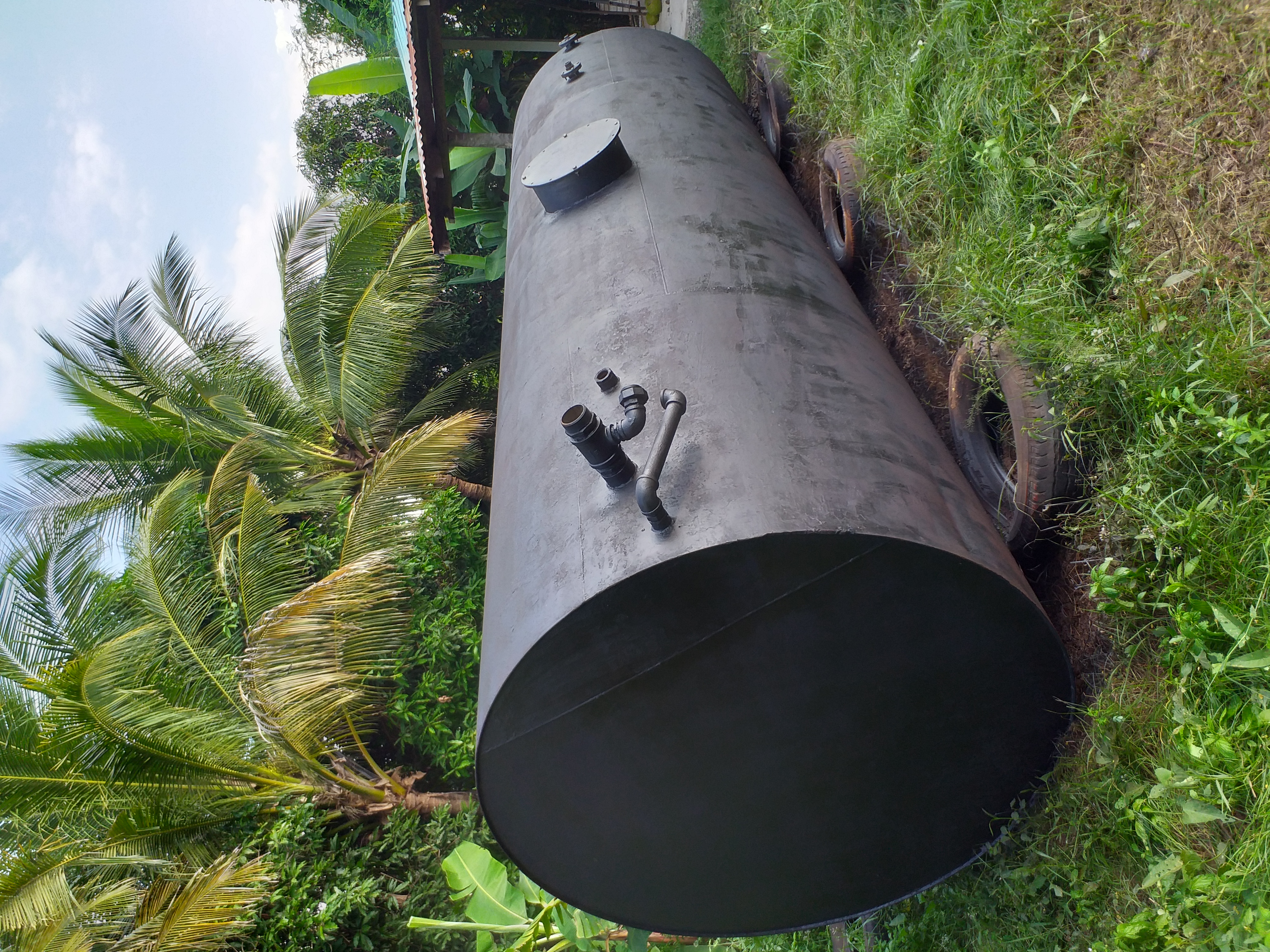 ถังน้ำมัน 20000 ลิตร เหล็กหนา 6 มม.