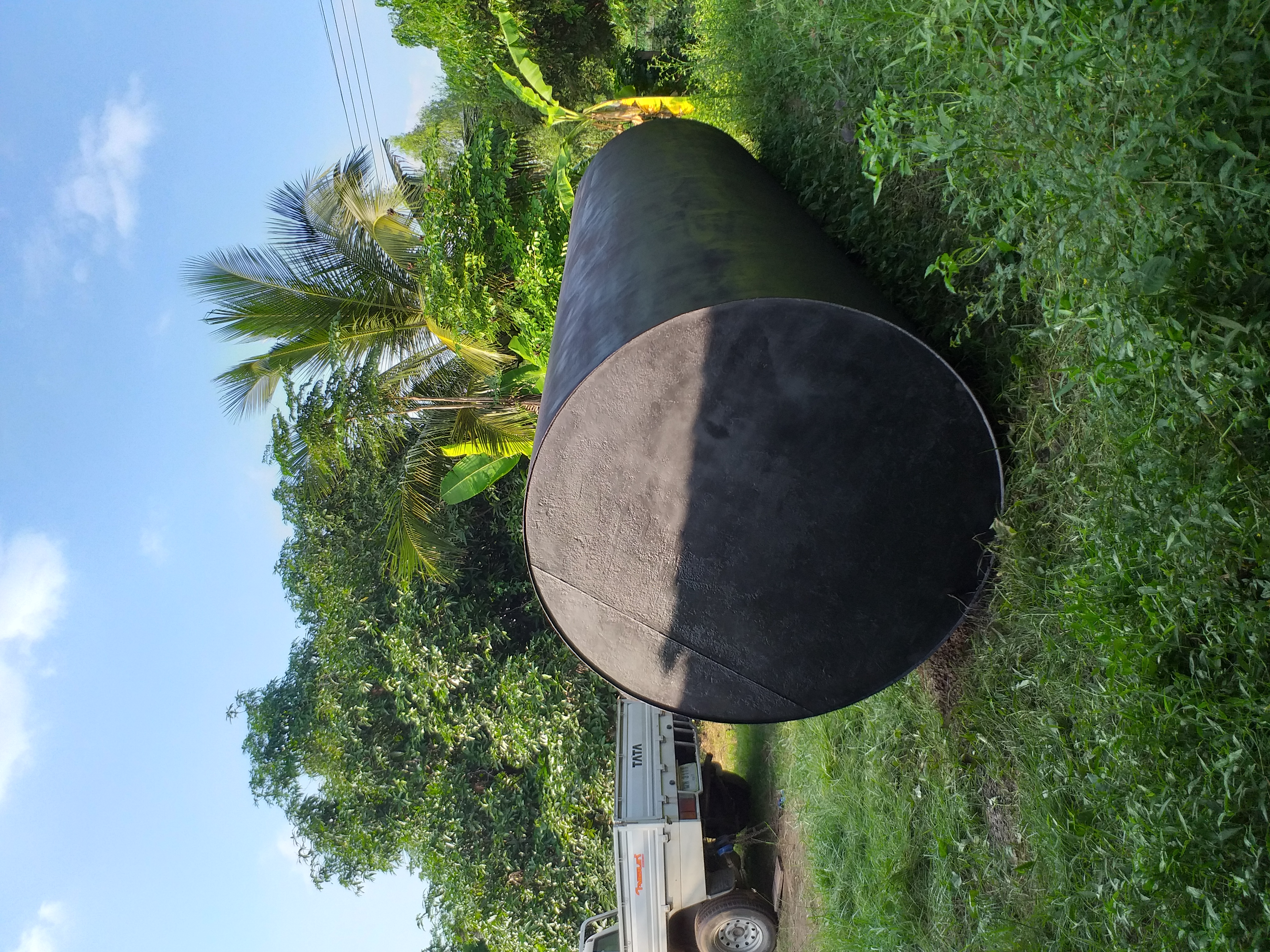 ถังน้ำมัน 20000 ลิตร เหล็กหนา 6 มม.