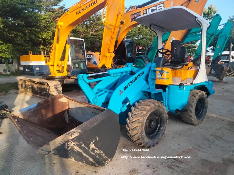 FROM JAPAN  รถตักล้อยาง WHEEL LOADER MITSUBISHI WS210 (รุ่นใหม่) (เทียบเท่า WA30)