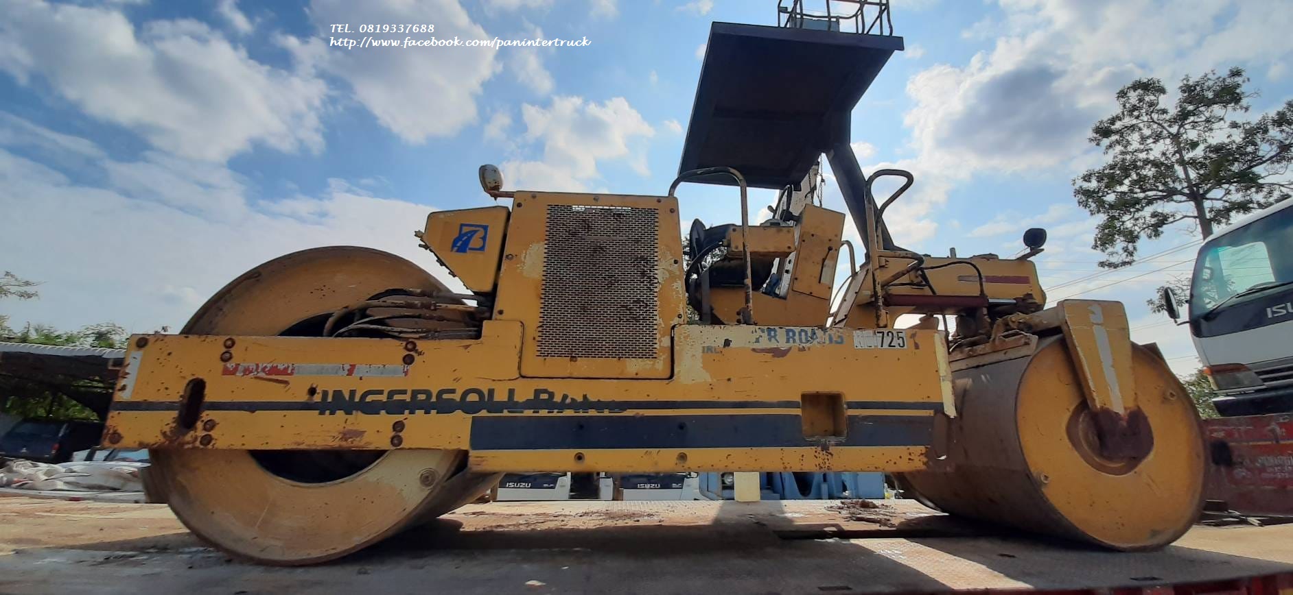 FROM USA รถบดหน้าเหล็ก หลังเหล็ก แบบ 3 ล้อเหล็ก ขนาด 7 ตัน ราคาเพียง 388,000 บาท เท่านั้น ยี่ห้อ INGERSOLL-RAND ST-60