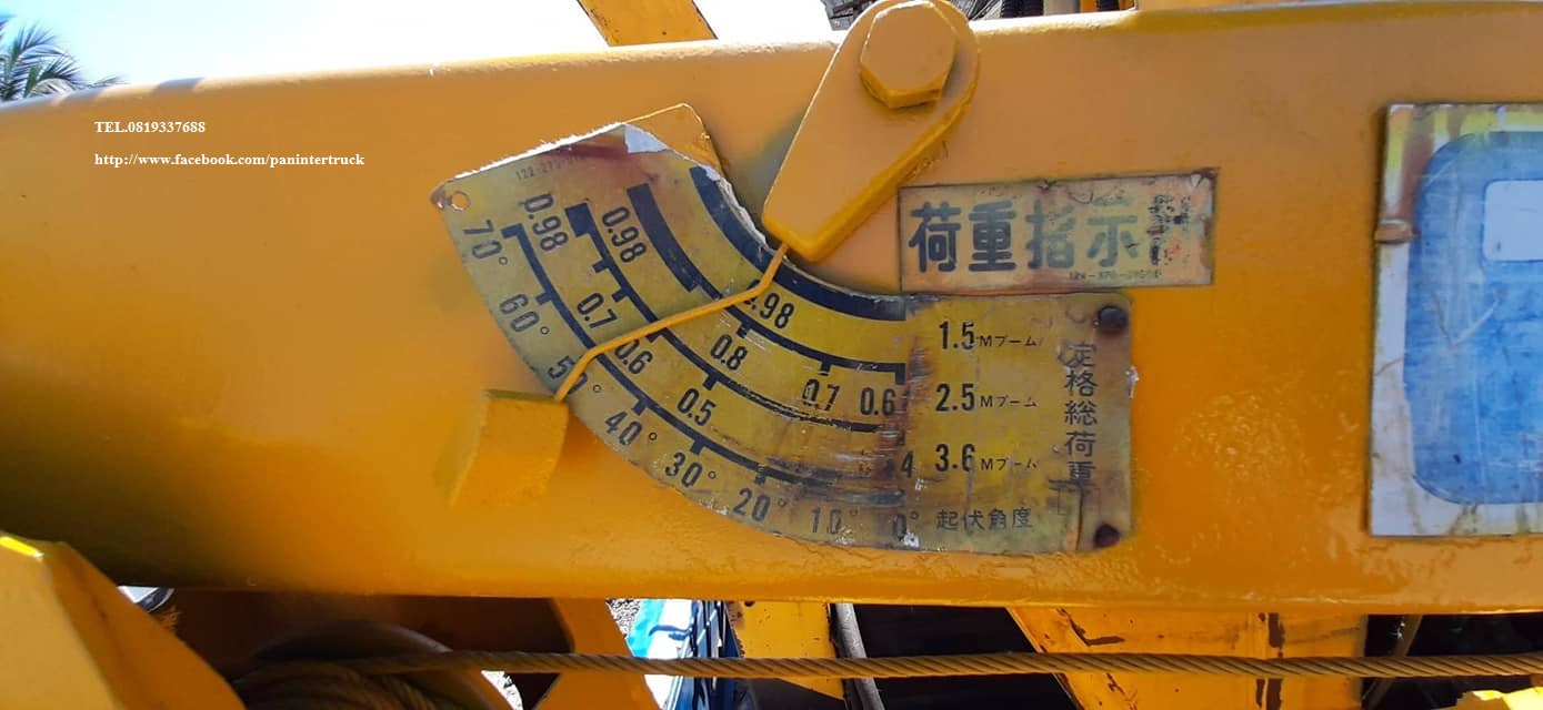 FROM JAPAN !!เครนติดหลังรถบรรทุก(TRUCK MOUNTED CRANE TADANO TM 10) ทาดาโน่ ขนาด 1ตัน /3ปลอก2ชัก มีต FROM JAPAN !!เครนติดหลังรถบรรทุก(TRUCK MOUNTED CRANE TADANO TM 10) ทาดาโน่ ขนาด 1ตัน /3ปลอก2ชัก มีต