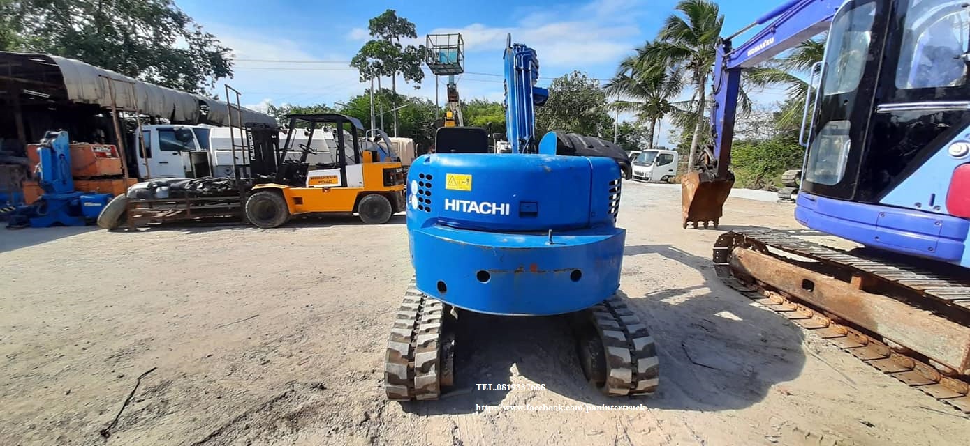 SALE FROM JAPAN MINI. EXCAVATOR HITACHI EX30UR-3 รถขุดเล็ก คอนโทรลน้ำมัน ปั๊มนิ้ว แขนตรง /ใบมีดดัน /มีลายไปป์ปิ้ง(ลายหัวเจาะ)