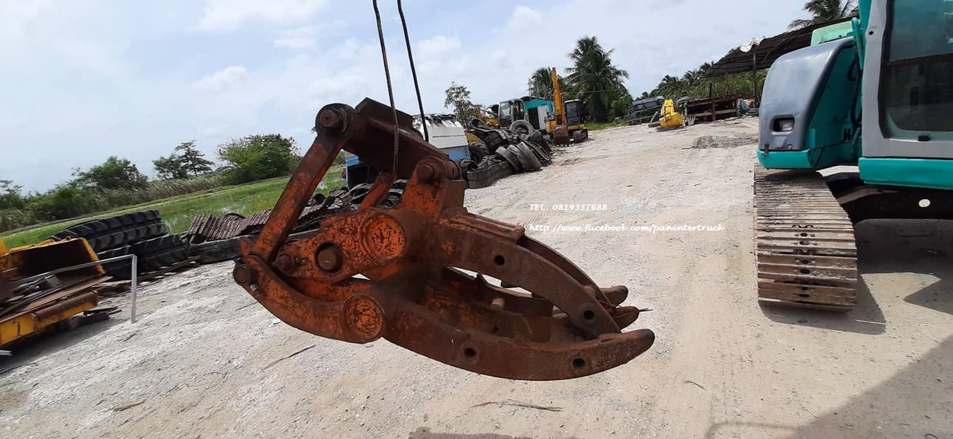 FROM JAPAN ตัวคีบปากหนีบไม้ แบบธรรมดาอุปกรณ์รองรับ สำหรับรถขุดไซค์ 100, 120 ,135/ สลัก 60-65 มิล