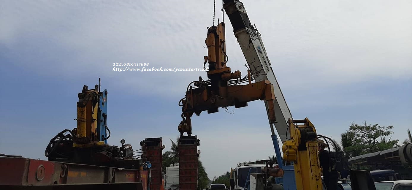 เก่าญี่ปุ่นแท้ๆ ขายตามสภาพเดิมๆ FROM JAPAN TADANO 30ZH ราคาเพียง 144,000 บาท  เครนติดหลังรถบรรทุก ขนาด 3ตัน* 3ปลอก2ชัก