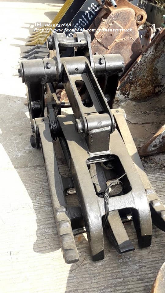 FROM JAPAN ตัวคีบปากหนีบไม้รถขุดไซค์ 60 ,65, 70, 75 แบบธรรมดา/แบบกรรไกร GRAPPLE FOR EXCAVATOR