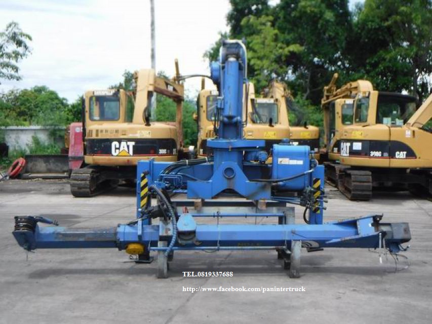 เครนติดหลังรถบรรทุกKANGLIM-KS730N ขนาด 3ตัน / 2ปลอก1ชัก มีตะขอ มีปั๊ม สินค้าเก่านอก