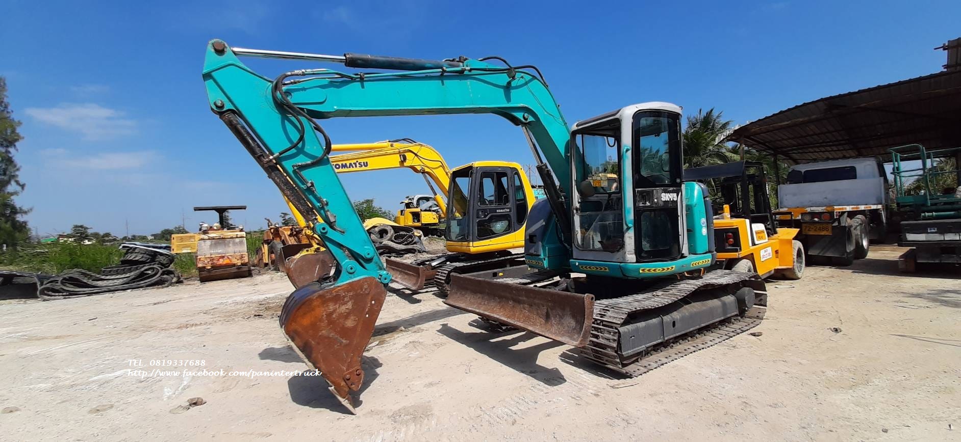 FROM JAPAN รถขุดโกเบ เก่านอก ขนาด 7ตัน ใบมีดดัน มีอินวอย ราคาเพียง 588,000 บาท KOBELCO SK75UR-YR05 FROM JAPAN รถขุดโกเบ เก่านอก ขนาด 7ตัน ใบมีดดัน มีอินวอย ราคาเพียง 588,000 บาท KOBELCO SK75UR-YR05