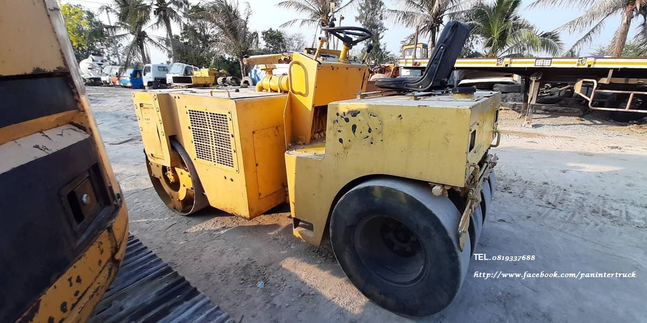 FROM JAPAN SAKAI TW41 ขนาด 4ตัน 🎊🎊  รถบดหน้าเหล็กหลังยาง / สั่นสะเทือนด้านหน้า - ด้านหลัง ยาง4เส้น