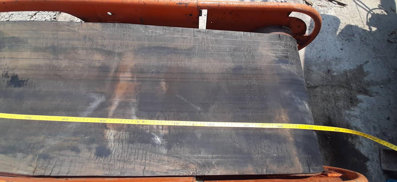 สินค้าเก่าญี่ปุ่น 🎉🎉 สายพานลำเลียง ไฟญี่ปุ่น**🎈🎈 หน้าแผ่นยางกว้าง 44 เซนติเมตร ความยาว 6.50 เมตร