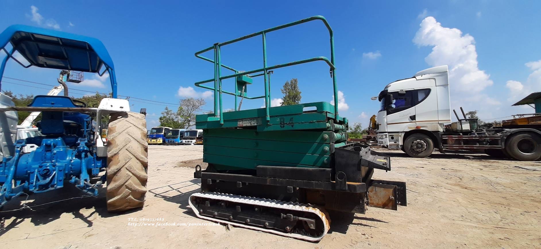 FROM JAPAN รถกระเช้าไฟฟ้า MANLIFT ยกสูงได้ 6 เมตร ราคาเพียง 69,000 บาท