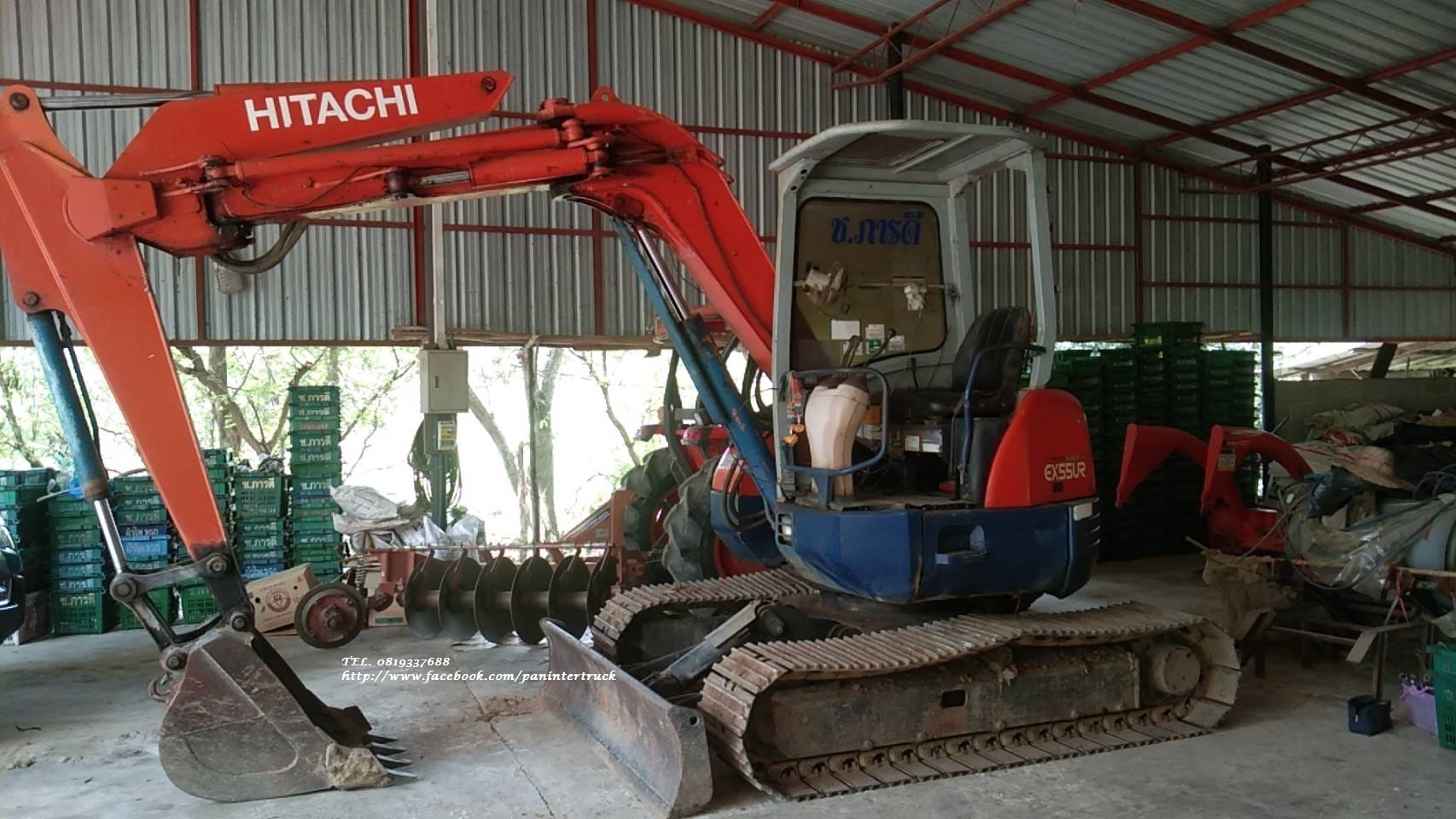 Vายถูกด่วนๆ ราคาเพียง 295,000 บาท รถขุดขนาด 5ตัน MINI. EXCAVATOR HITACHI EX55UR Vายถูกด่วนๆ ราคาเพียง 295,000 บาท รถขุดขนาด 5ตัน MINI. EXCAVATOR HITACHI EX55UR