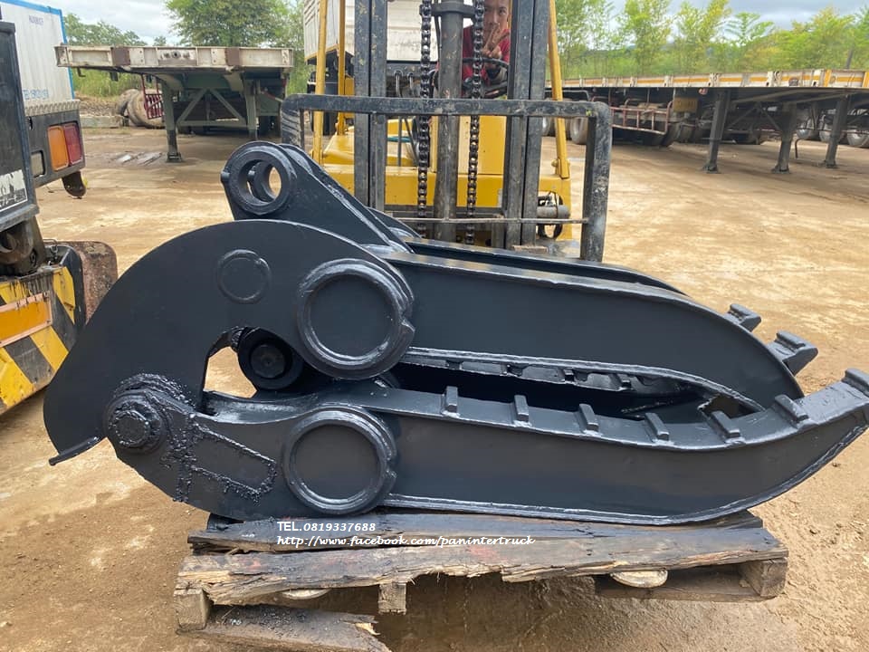 ตัวคีบปากหนีบไม้ GRAPPLE NO BRAND*** อุปกรณ์รองรับ สำหรับรถขุดไซค์ 200 ,220