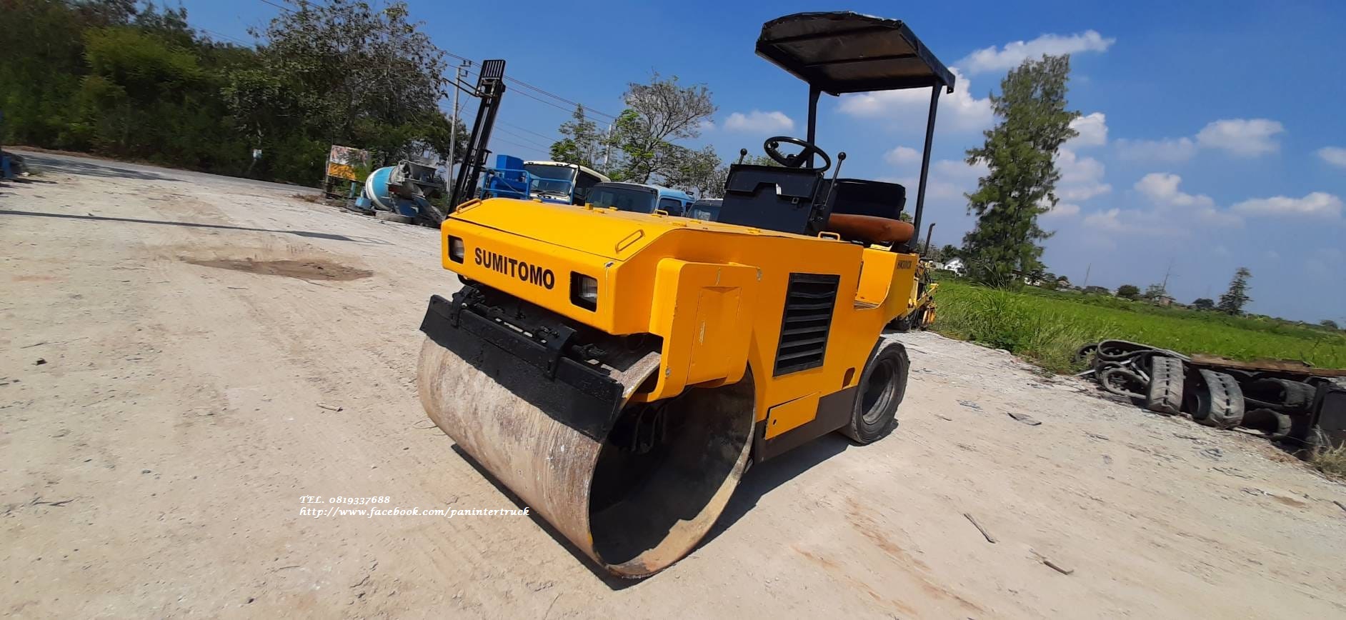 FROM JAPAN COMBINATION ROLLER  รถบดซูมิโตโม่ / ยังไม่เคยใช้งานในเมืองไทย ราคาเพียง 199,000 บาท SUMITOMO HW30VCR