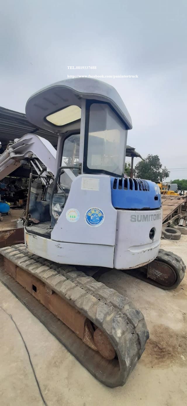 FROM JAPAN**รถขุด HYD. EXCAVATOR SUMITOMO SH55U-2 เครื่องยนต์ดีเซลISUZU 4LE1 -4สูบ