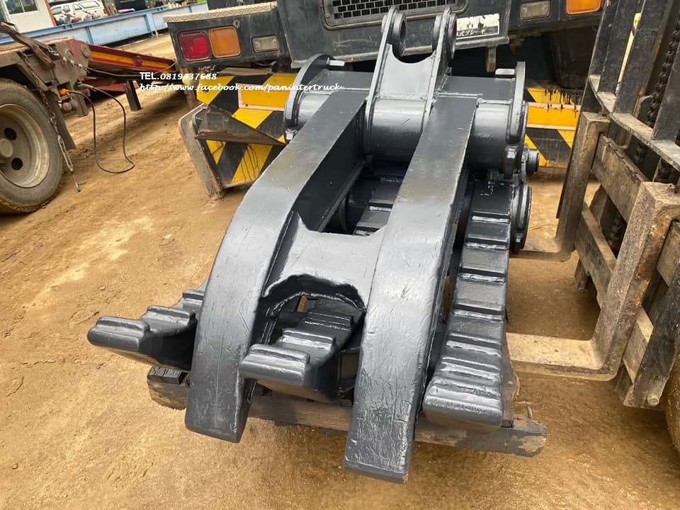 ตัวคีบปากหนีบไม้ GRAPPLE NO BRAND*** อุปกรณ์รองรับ สำหรับรถขุดไซค์ 200 ,220