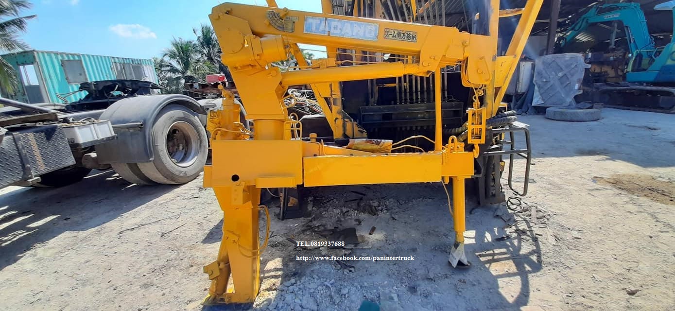  FROM JAPAN !!เครนติดหลังรถบรรทุก(TRUCK MOUNTED CRANE TADANO TM 10) ทาดาโน่ ขนาด 1ตัน /3ปลอก2ชัก มีต