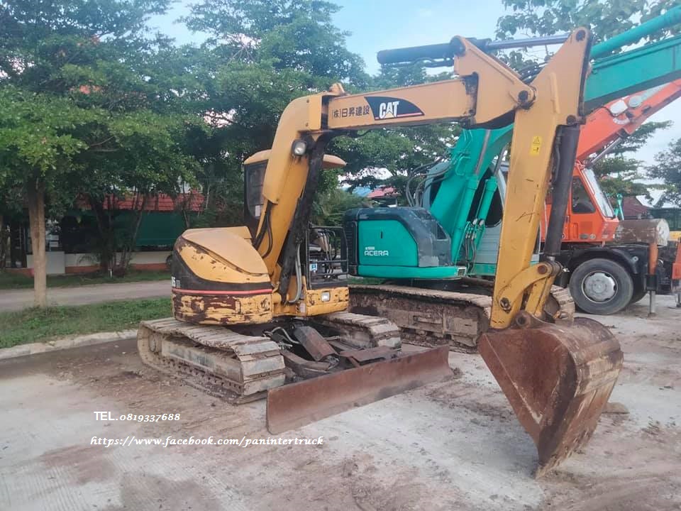 SALE FROM JAPAN รถขุด ขนาด 5ตัน CATERPILLAR -แคท305SR แทรคเหล็กก๊อปยาง ,ใบมีดดัน 6 ทิศทาง