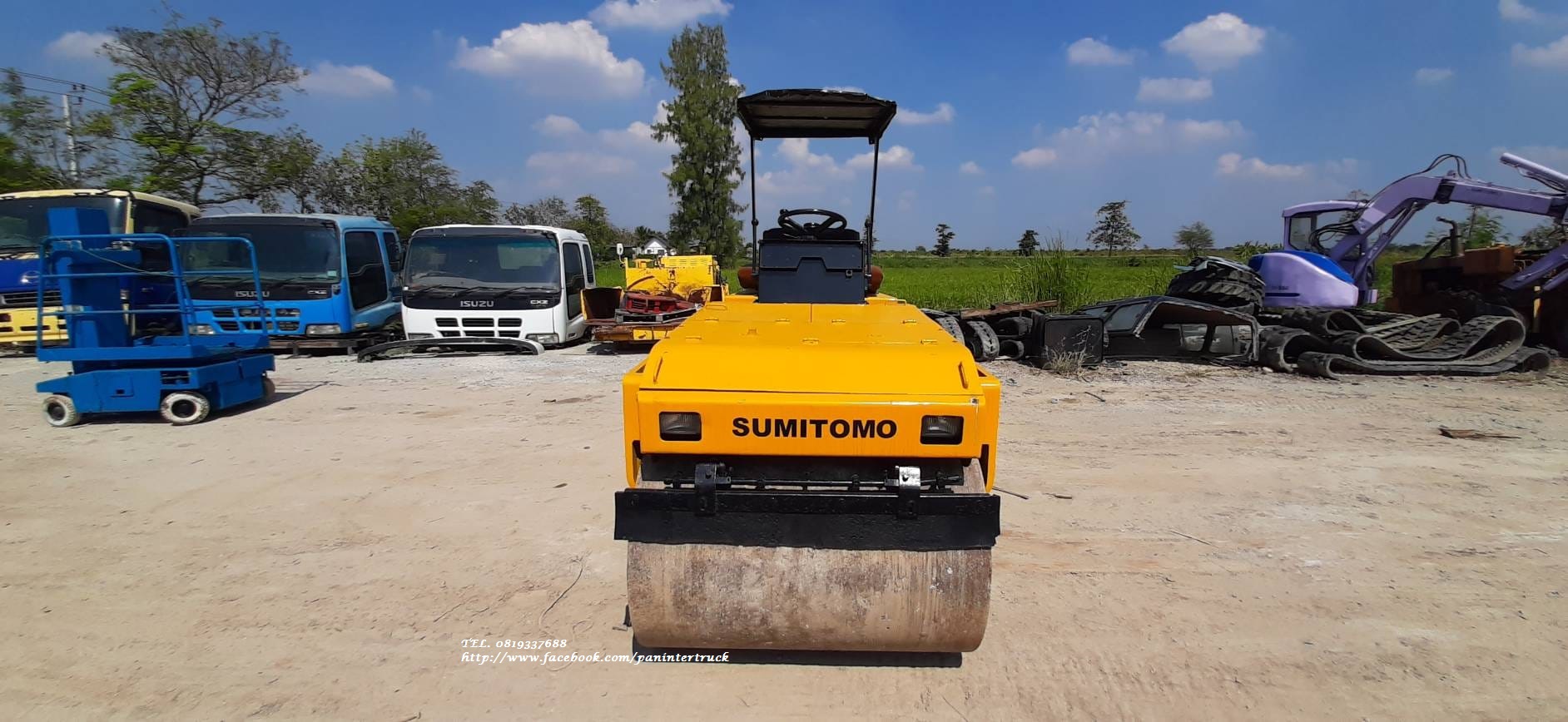 FROM JAPAN COMBINATION ROLLER รถบดซูมิโตโม่ / ยังไม่เคยใช้งานในเมืองไทย ราคาเพียง 199,000 บาท SUMITOMO HW30VCR FROM JAPAN COMBINATION ROLLER รถบดซูมิโตโม่ / ยังไม่เคยใช้งานในเมืองไทย ราคาเพียง 199,000 บาท SUMITOMO HW30VCR