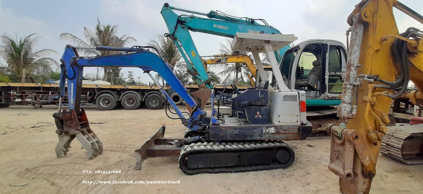 SALE *ลดกระหน่ำ รถขุดเล็ก MITSUBISHI ME35 เครื่องยนต์ MITSUBISHI K4E- 4สูบ  ,คอนโทรลน้ำมัน,ปั๊มนิ้ว,