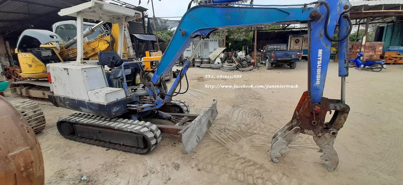 SALE *ลดกระหน่ำ รถขุดเล็ก MITSUBISHI ME35 เครื่องยนต์ MITSUBISHI K4E- 4สูบ  ,คอนโทรลน้ำมัน,ปั๊มนิ้ว,