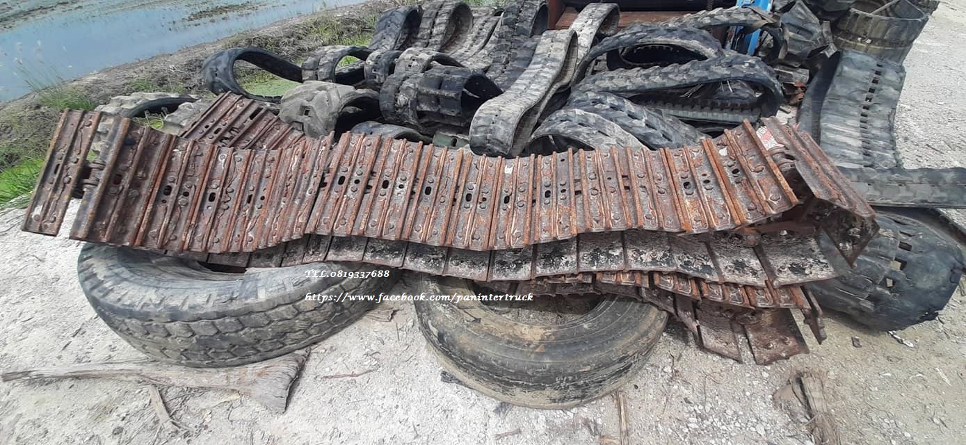 SALE**โซ่พร้อมแผ่นแทรค สำหรับรถขุดไซค์ 60 ,75 (PC60-1-2-3 ,PC75UU-1,SK60)