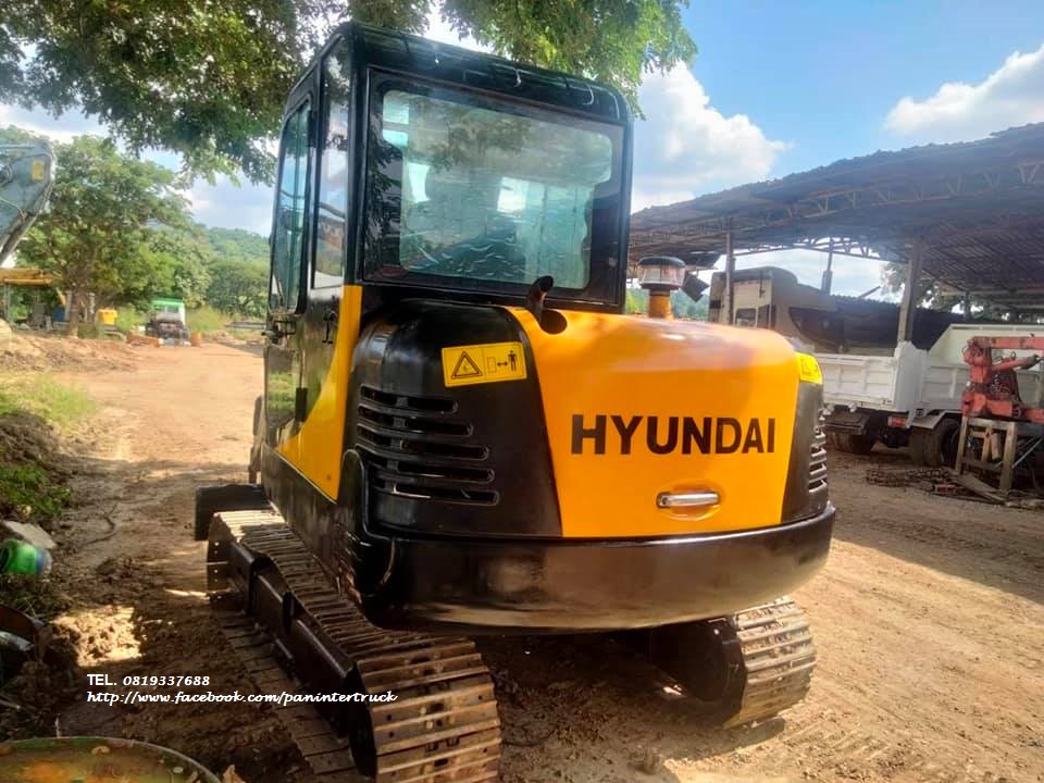 ราคาปังๆ คันสุดท้าย รถขุดเก่านอก มีอินวอย /ปรับสภาพ ขัดล้าง ทำสี  มีตู้/มีเก๋ง/มีประตู ราคาเพียง 355,000 บาท HYUNDAI ฮุนได R60-7