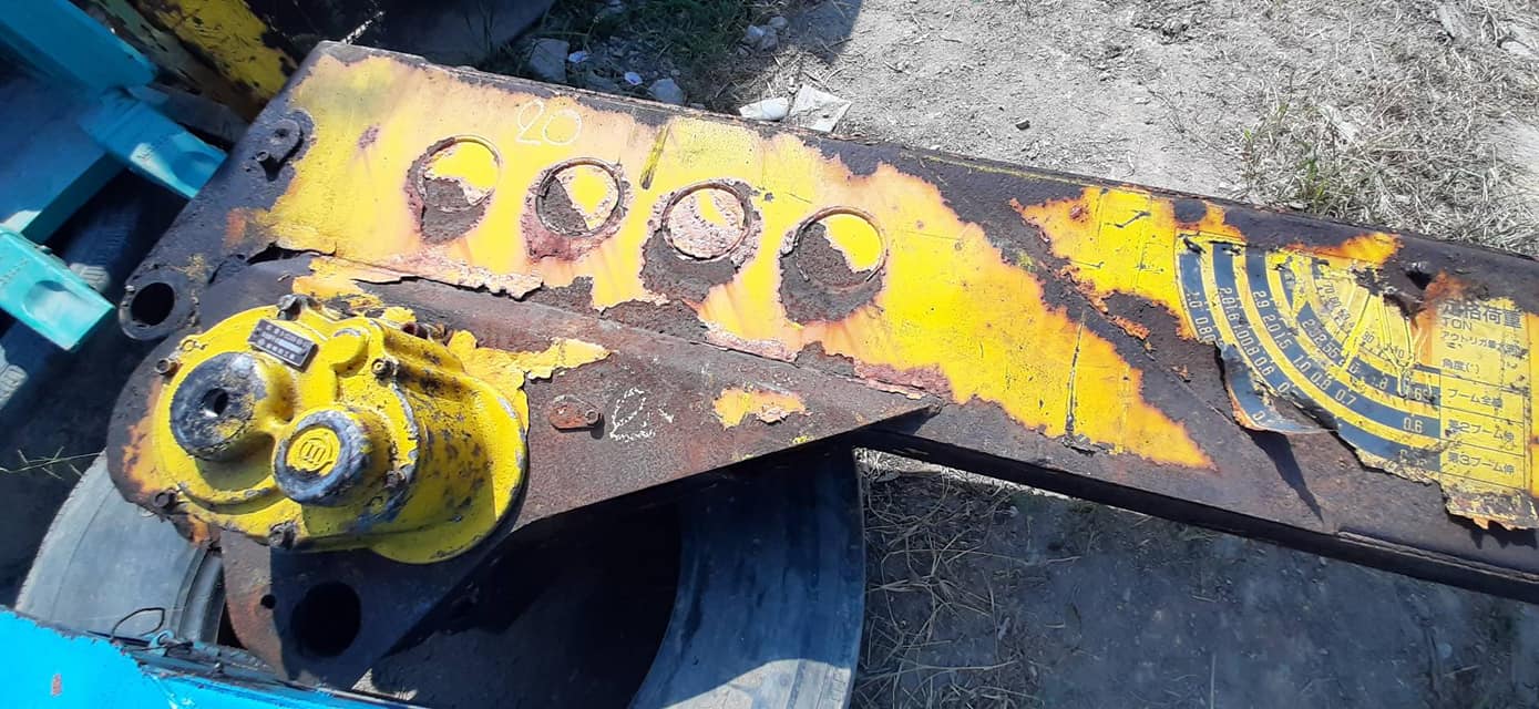 เก่าญี่ปุ่นแท้ๆ ขายตามสภาพ FROM JAPAN เครนติดหลังรถบรรทุก ขนาด 3ตัน* 4ปลอก3ชัก ราคาเพียง 135,000 บาท