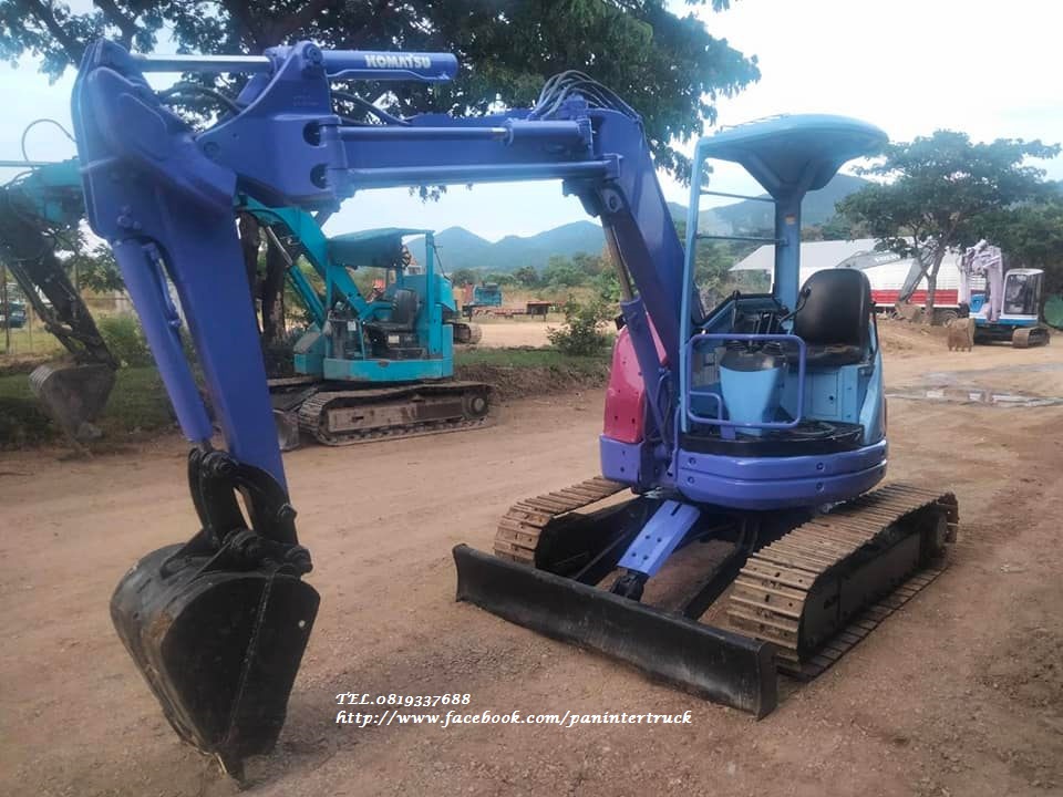 รถขุดเล็ก โคมัสสุ KOMATSU PC38UU-2 = ขนาด 3ตัน ราคาเพียง 255,000 บาท