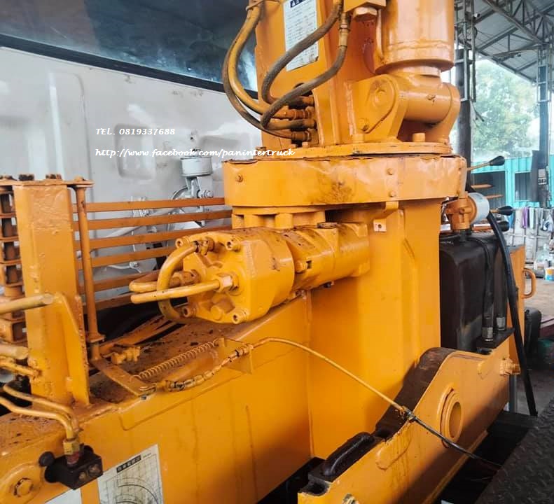 FROM JAPAN !! เครนติดหลังรถบรรทุก ปรับสภาพ ขัดล้าง ทำสี ให้แล้ว🎉 KATO KS333