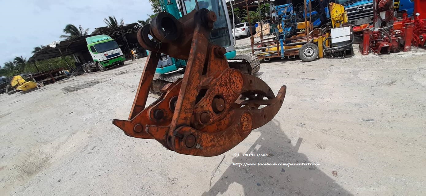 FROM JAPAN ตัวคีบปากหนีบไม้ แบบธรรมดาอุปกรณ์รองรับ สำหรับรถขุดไซค์ 100, 120 ,135/ สลัก 60-65 มิล