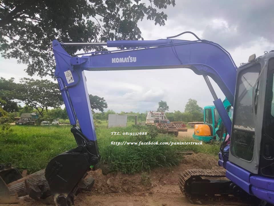 SALE** รถขุด HYD. EXCAVATOR KOMATSU PC78US-5 มีตู้ / มีเก๋ง  สินค้าเก่านอก ขายตามสภาพ* ปรับสภาพ ขัดล้าง ทำสี