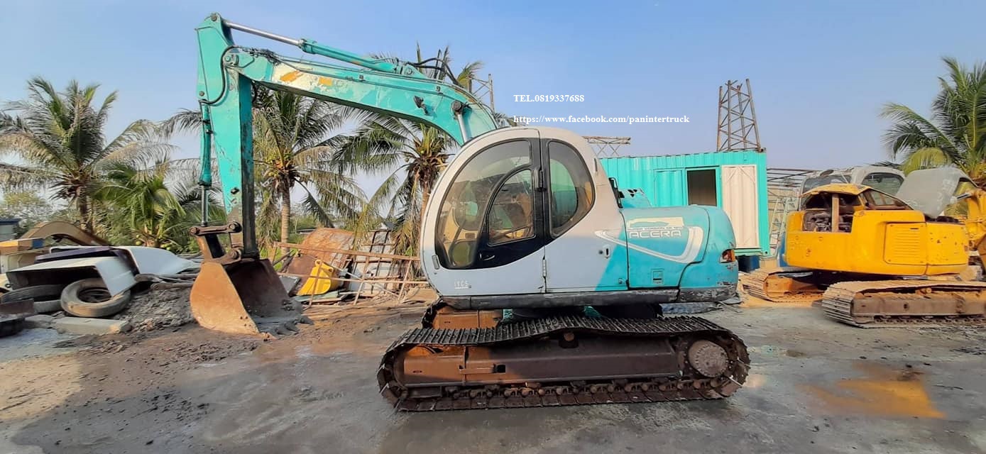 มหกรรมลดล้างสต๊อค KOBELCO SK120-2 มาร์คไฟท์ธรรมดา รถขุด โกเบ/ ไฟฟ้าเต็ม หน้าจอขึ้น