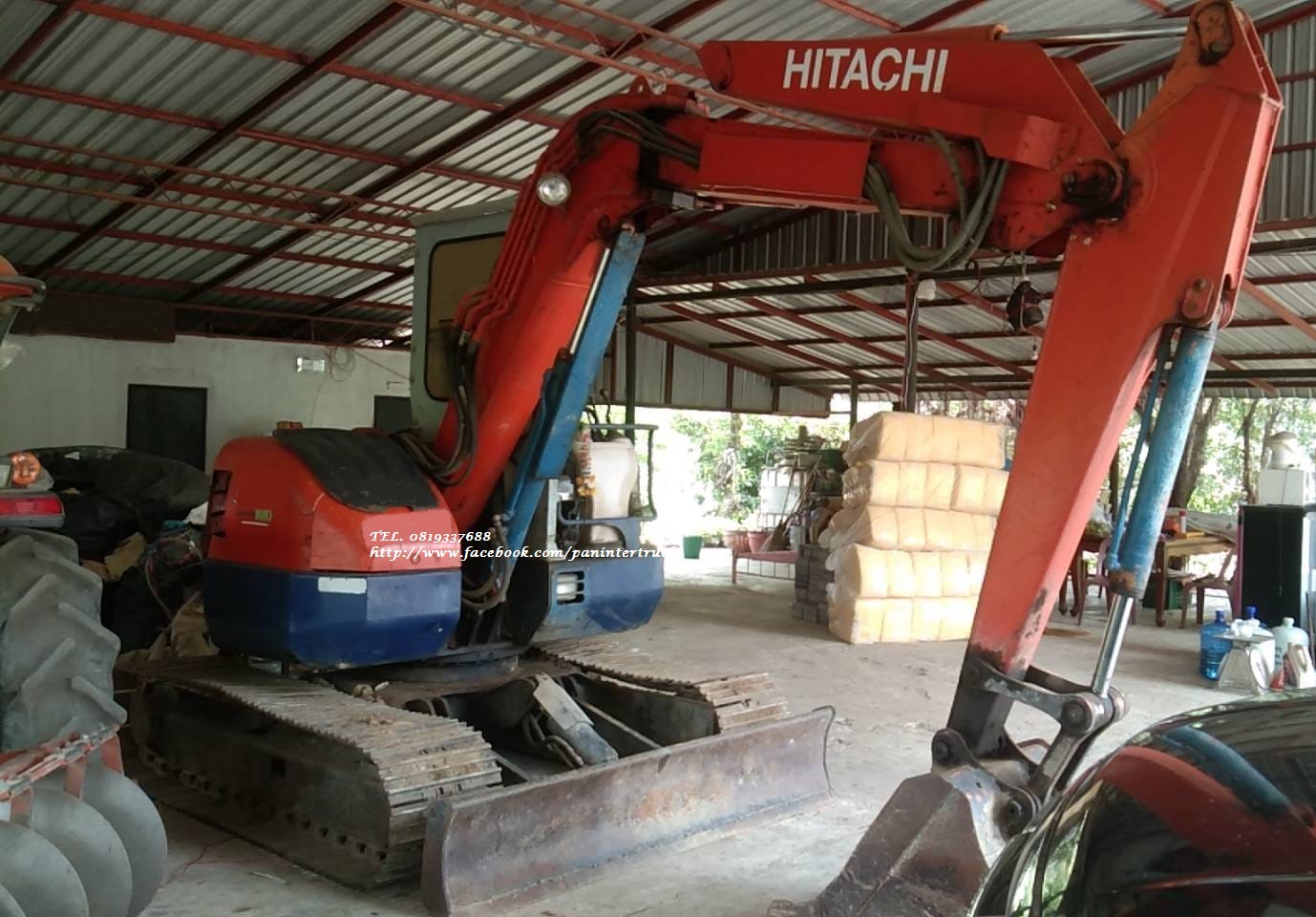 Vายถูกด่วนๆ ราคาเพียง 295,000 บาท รถขุดขนาด 5ตัน MINI. EXCAVATOR HITACHI EX55UR Vายถูกด่วนๆ ราคาเพียง 295,000 บาท รถขุดขนาด 5ตัน MINI. EXCAVATOR HITACHI EX55UR