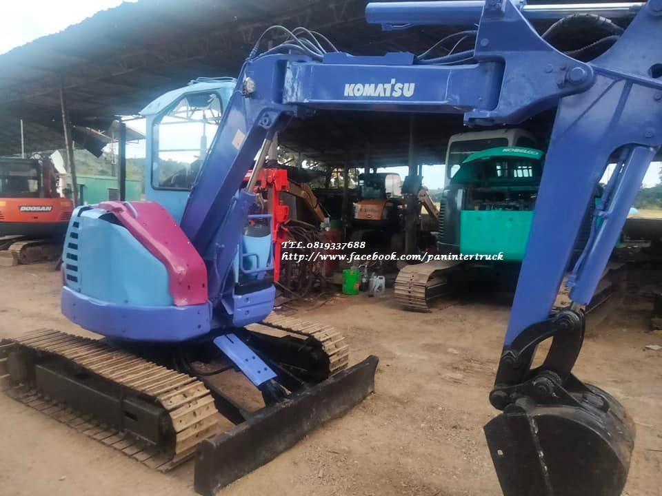 รถขุดเล็ก โคมัสสุ KOMATSU PC38UU-2 = ขนาด 3ตัน ราคาเพียง 255,000 บาท
