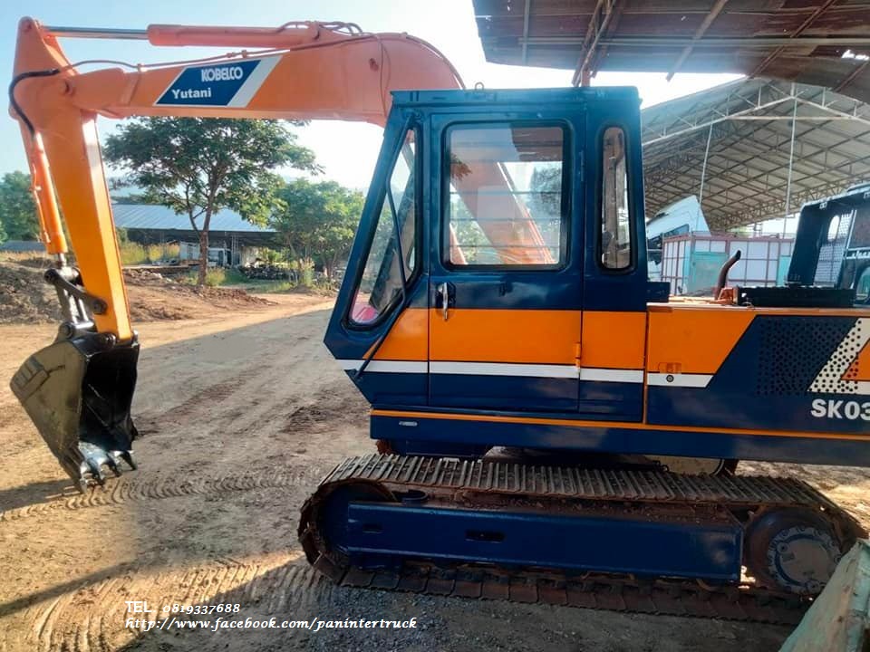 ลดกระหน่ำ ราคาเพียง 333,000 บาท รถขุดโกเบ KOBELCO SK03 ขนาด 6ตัน (เทียบเท่า PC60-5)