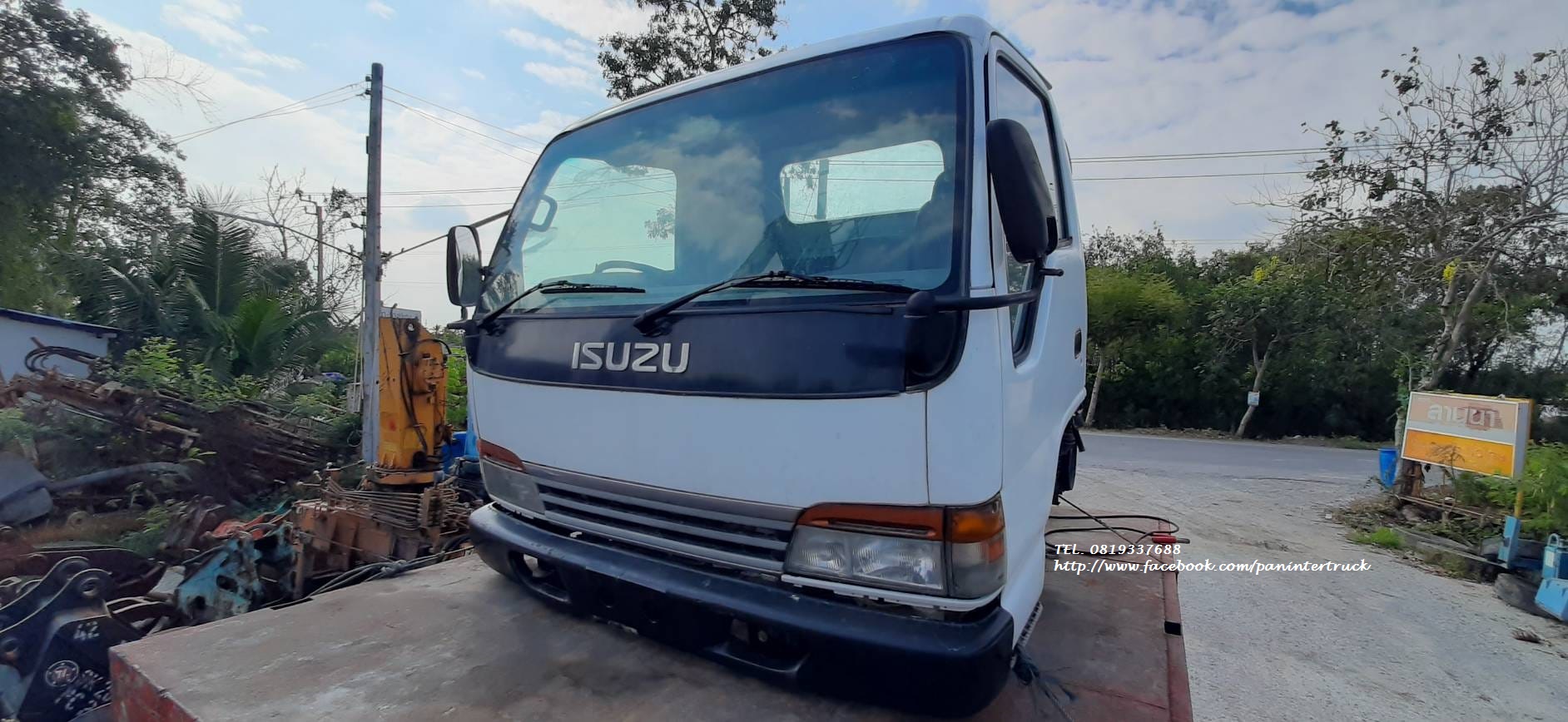 SALE งานตามหา หัวเก๋ง รถบรรทุกไซค์  6 ล้อกลาง CABIN ISUZU  NPR หัวการ์ตูน ราคาเพียง 89,900 บาท