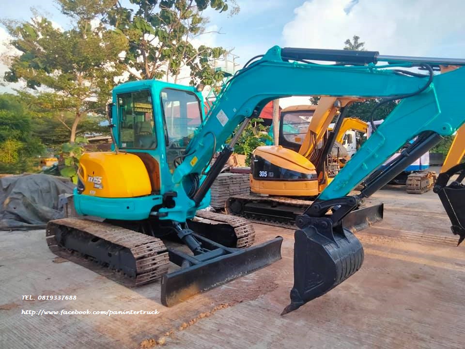 ราคาเพียง 520,000 บาท รถขุดคูโบต้า ขนาด 5ตัน MINI. EXCAVATOR KUBOTA KX155-3SZ