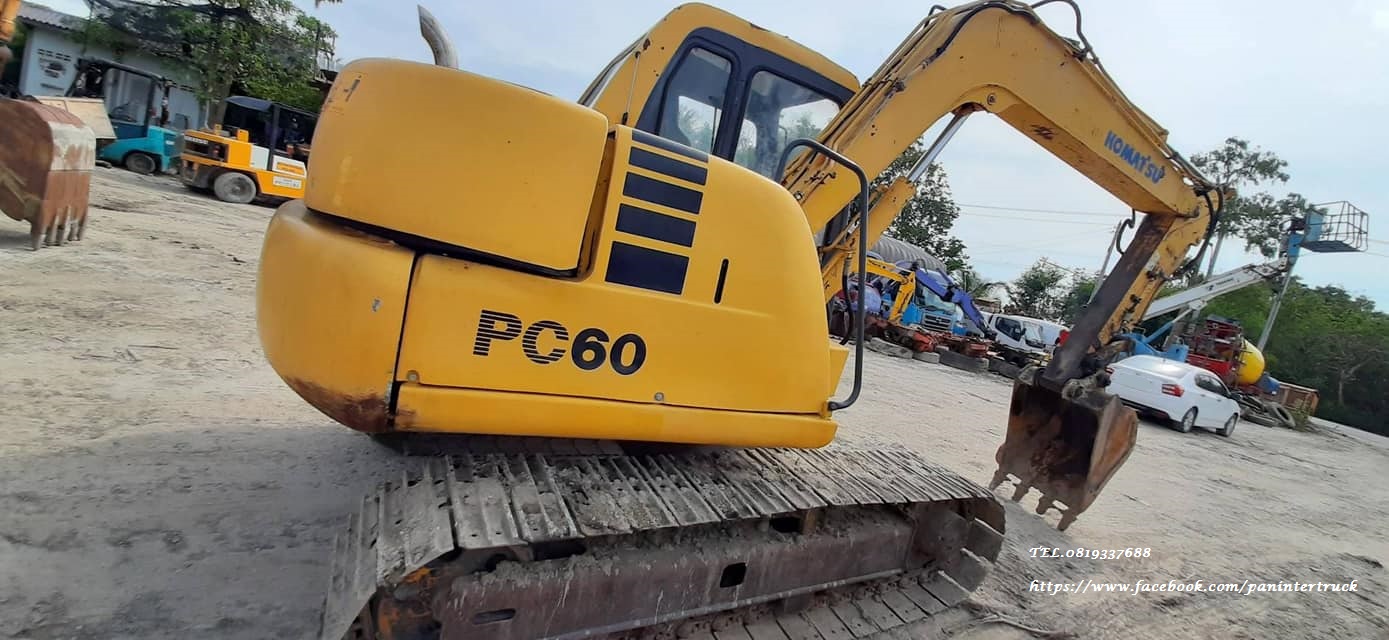 🎊รถนอก /เอกสารแจ้งจำหน่าย /ไม่เคยใช้ในไทย ราคาตัดส่งพ่อค้า👍จัดให้ 565,000 บาท รถขุดโคมัสสุ PC60-7