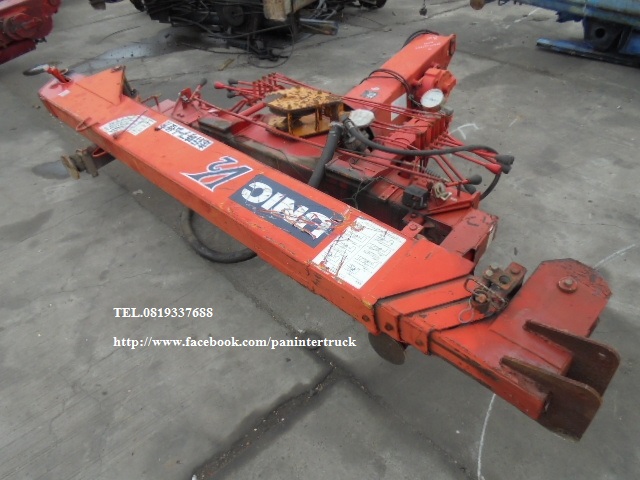 FROM JAPAN !!เครนติดหลังรถบรรทุก (TRUCK MOUNTED CRANE UNIC UR20V ) ยูนิค ขนาด 2ตัน / 4ปลอก3ชัก มีตะข