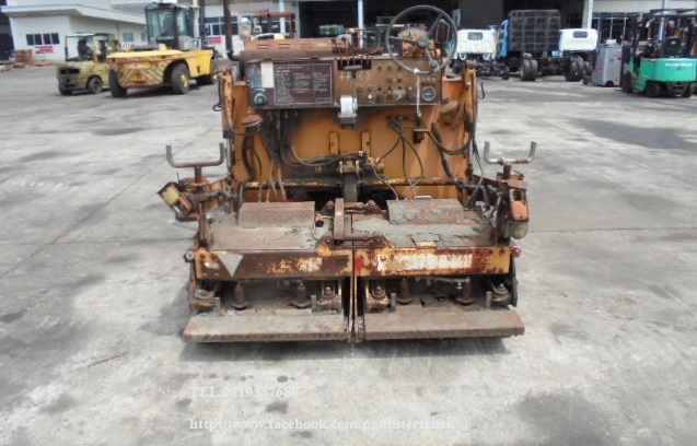FROM JAPAN สินค้าเก่านอก ขายถูกด่วนๆรถปูยาง  ASPHALT FINISHER  HANTA  AF300WHS เครื่องยนต์ ISUZU 4FB1 , 4 สูบ , ล้อยาง ,ปูยางได้กว้างถึง 3 เมตร