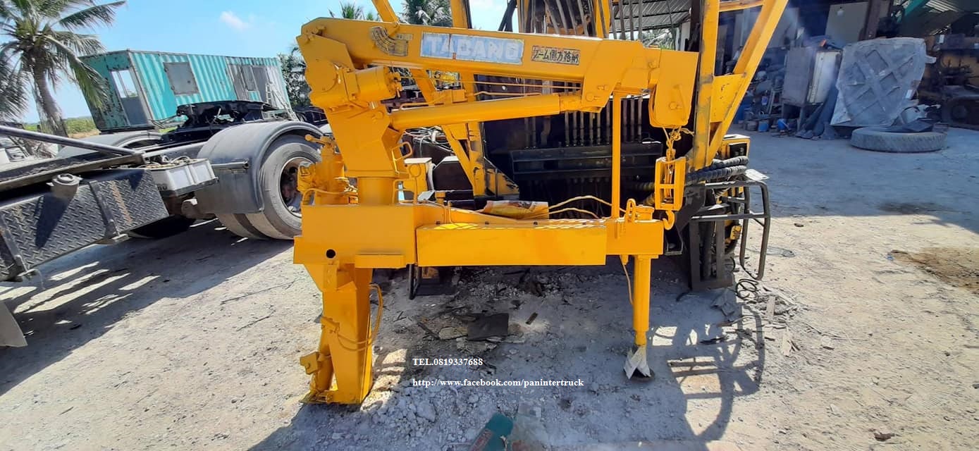 FROM JAPAN !!เครนติดหลังรถบรรทุก(TRUCK MOUNTED CRANE TADANO TM 10) ทาดาโน่ ขนาด 1ตัน /3ปลอก2ชัก มีต FROM JAPAN !!เครนติดหลังรถบรรทุก(TRUCK MOUNTED CRANE TADANO TM 10) ทาดาโน่ ขนาด 1ตัน /3ปลอก2ชัก มีต